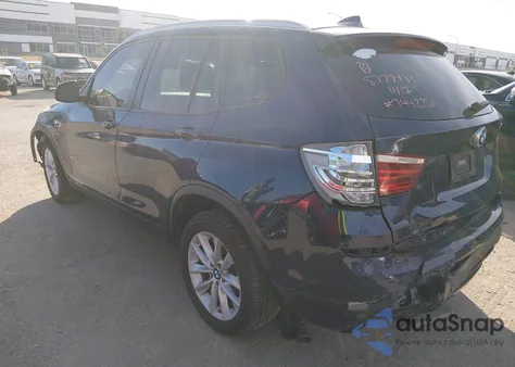 2017 BMW X3 Sdrive28I z USA, uszkodzony, nr VIN 5UXWZ7C59H0T44226
